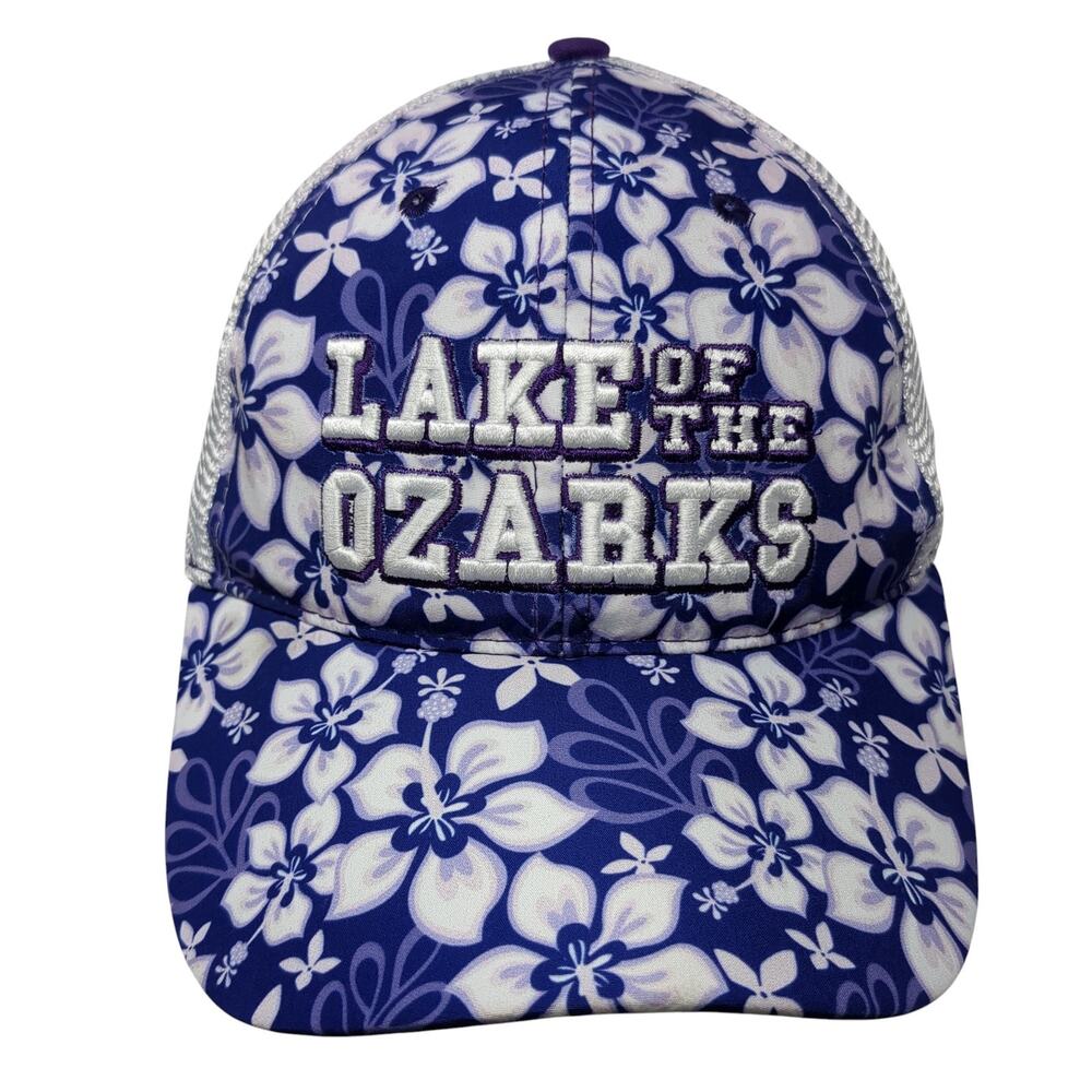 Lake Of The Ozarks Strapback Trucker Hat Multi One Size Embroidered Floral CSI